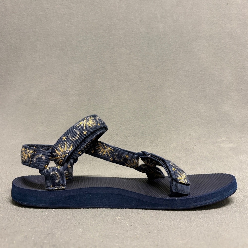 Teva Original Universal Sandals Womens 9 Navy Blue Celestial Sun Moon - Picture 5 of 10